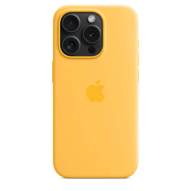 Custodia per smartphone Apple MagSafe in silicone iPhone 15 Pro - Sole [MWNK3ZM/A]