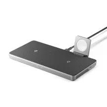 ALOGIC UP2QC10AWM-SGR Caricabatterie per dispositivi mobili Nero, Grigio Interno (ALOGIC ULTRA POWER 3-IN-1 - WIRELESS CHARGING DOCK FOR IPHON) [UP2QC10AWM-SGR]