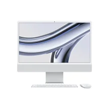 Apple iMac con Retina 24'' Display 4.5K M3 chip 8‑core CPU e 10‑core GPU, 512GB SSD - Argento [MQRK3T/A]