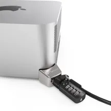 Compulocks Ledge cavo di sicurezza Nero, Argento (Compulocks Mac Studio Lock Adapter with Combination Cable - Security cable lock set for Apple Studio) [MSLDG01CL]