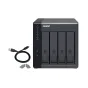 Box per HD esterno QNAP TR-004 contenitore di unità archiviazione HDD/SSD Nero 2.5/3.5