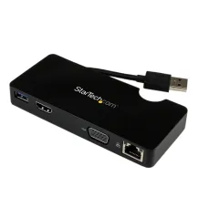 StarTech.com Mini Docking Station Universale per Laptop USB 3.0 con uscita HDMI/VGA e Gigabit Ethernet USB3.0 [USB3SMDOCKHV]