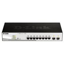 Switch di rete D-Link DGS-1210-08P Gestito L2 Gigabit Ethernet (10/100/1000) Supporto Power over (PoE) Nero [DGS-1210-08P/E]