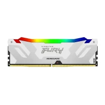 Memoria Kingston Technology FURY 32GB 7200MT/s DDR5 CL38 DIMM (Kit of 2) Renegade RGB White XMP [KF572C38RWAK2-32]
