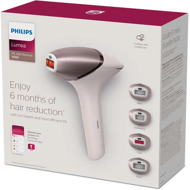 Epilatore Philips Lumea Prestige IPL 9000 Series BRI958/00 Dispositivo di epilazione con SenseIQ [BRI958/00]