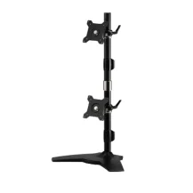 Amer Mounts AMR2SV supporto da tavolo per Tv a schermo piatto 61 cm [24] Nero Scrivania (DUAL MONITOR MOUNT - VERTICAL STAND) [AMR2SV]