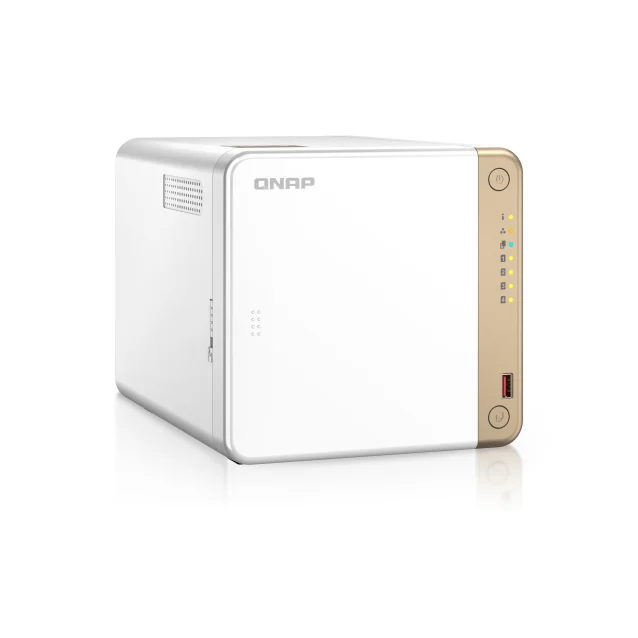 QNAP TS-462-4G server NAS e di archiviazione Tower Collegamento ethernet LAN Bianco N4505 [TS-462-4G]