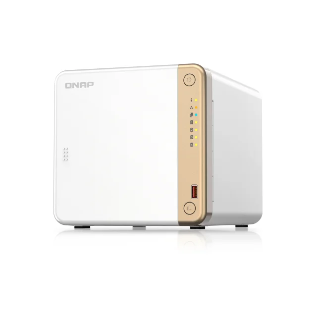 QNAP TS-462-4G server NAS e di archiviazione Tower Collegamento ethernet LAN Bianco N4505 [TS-462-4G]