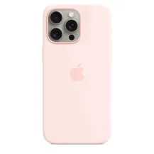 Custodia per smartphone Apple MT1U3ZM/A custodia cellulare 17 cm [6.7] Cover Rosa (IPHONE 15 PRO MAX SI CASE LIGHT PINK) [MT1U3ZM/A]