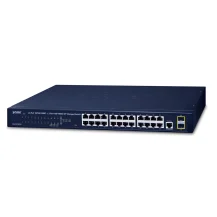 PLANET GS-4210-24T2S switch di rete Gestito L2 Gigabit Ethernet (10/100/1000) 1U Blu [GS-4210-24T2S]