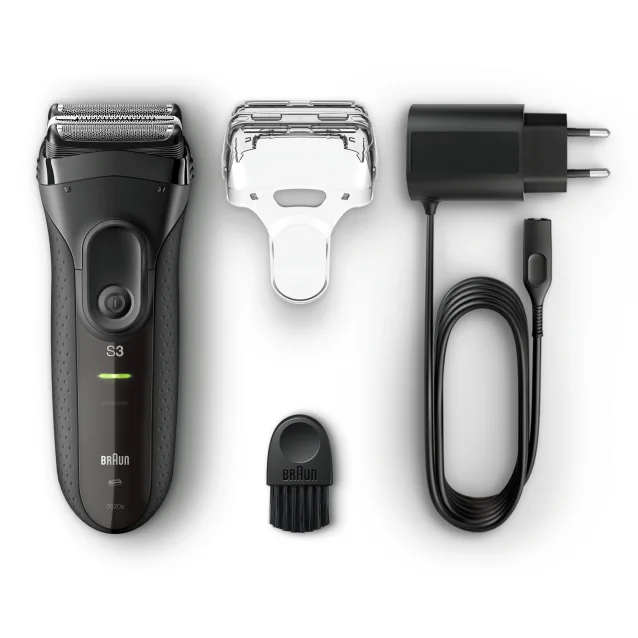 Braun Series 3 ProSkin 3020s Rasoio Elettrico, Nero - Elettrico Ricaricabile [3020s]