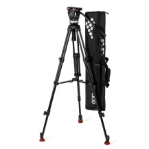 Sachtler System Ace XL MS AL treppiede Fotocamere digitali/film 3 gamba/gambe Nero [1018A]