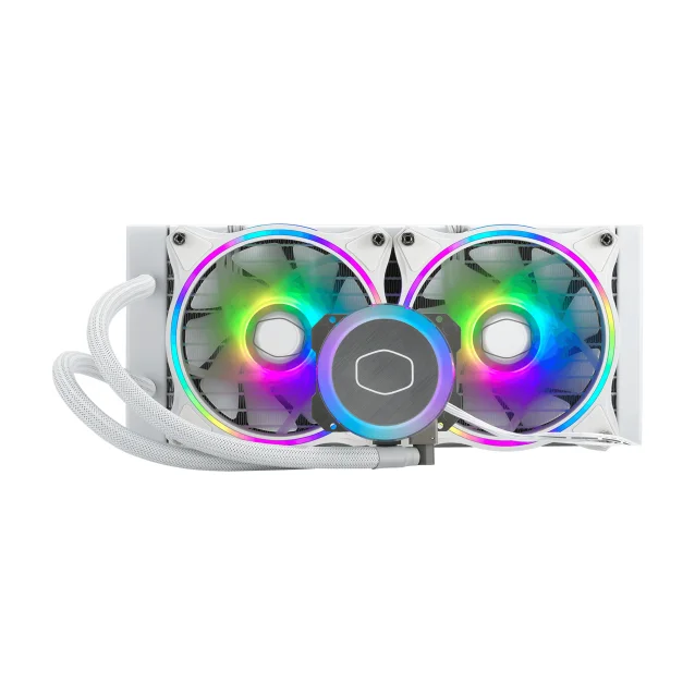 Ventola per PC Cooler Master MasterLiquid ML240 Illusion White Edition Processore Raffreddatore di liquidi tutto in uno Bianco [MLX-D24M-A18PW-R1]