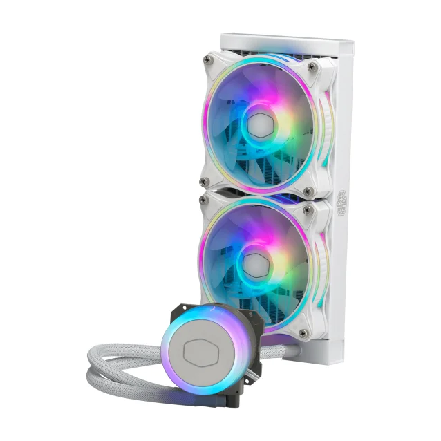 Ventola per PC Cooler Master MasterLiquid ML240 Illusion White Edition Processore Raffreddatore di liquidi tutto in uno Bianco [MLX-D24M-A18PW-R1]