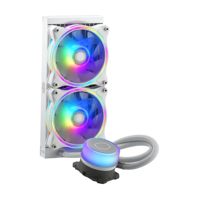 Ventola per PC Cooler Master MasterLiquid ML240 Illusion White Edition Processore Raffreddatore di liquidi tutto in uno Bianco [MLX-D24M-A18PW-R1]