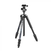 Manfrotto Element MII Aluminium treppiede Fotocamere digitali/film 3 gamba/gambe Nero [MKELMII4BK-BH]