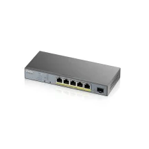 Zyxel GS1350-6HP-EU0101F switch di rete Gestito L2 Gigabit Ethernet (10/100/1000) Supporto Power over (PoE) Grigio [GS1350-6HP-EU0101F]