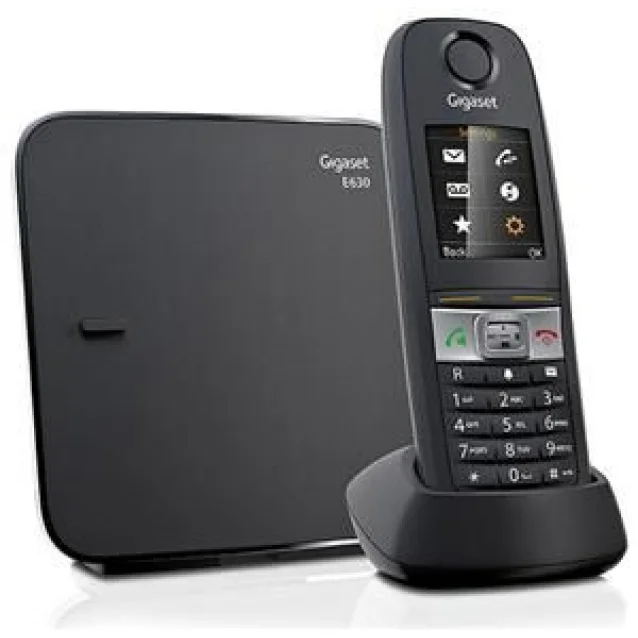 Gigaset E630 Telefono DECT Identificatore di chiamata Nero [0207134]