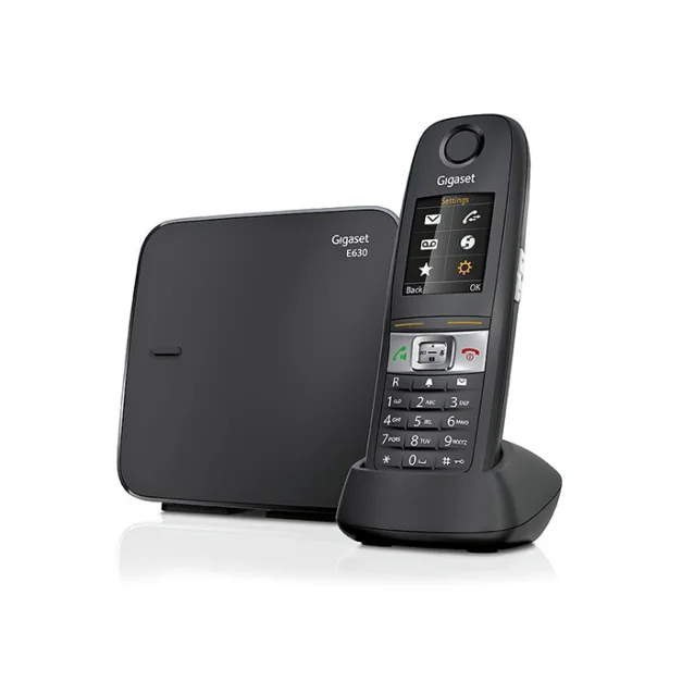 Gigaset E630 Telefono DECT Identificatore di chiamata Nero [0207134]