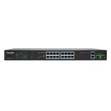 Vultech Security VS-POE2164GE-200W switch di rete Non gestito Fast Ethernet (10/100) Supporto Power over (PoE) Nero [VS-POE2164GE-200W]