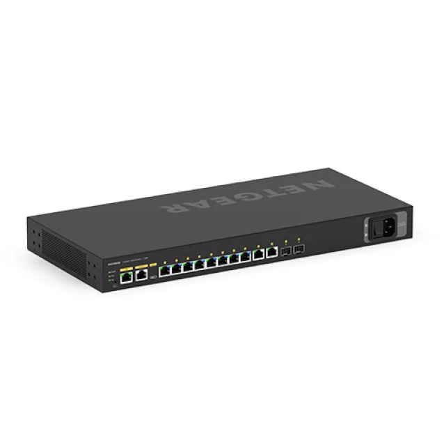 Switch di rete NETGEAR M4250-10G2XF-PoE+ Gestito L2/L3 Gigabit Ethernet (10/100/1000) Supporto Power over (PoE) 1U Nero [GSM4212PX-100EUS]