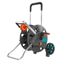 Gardena AquaRoll L Easy Carrello avvolgitubo Manuale Nero, Blu, Arancione [18520-20]