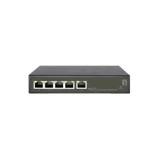 LevelOne GES-2105P switch di rete Gestito L2 Gigabit Ethernet (10/100/1000) Supporto Power over (PoE) Nero [GES-2105P]