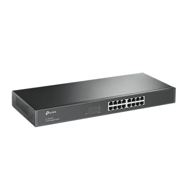 Switch di rete TP-Link 16-porte Gigabit Rack Unmanaged [TL-SG1016 V12]