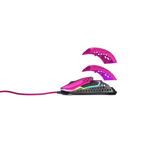 CHERRY XTRFY M42 RGB mouse Ambidestro USB tipo A Ottico 16000 DPI [M42-RGB-PINK]