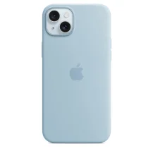 Custodia per smartphone Apple MWNH3ZM/A custodia cellulare 17 cm [6.7] Cover Azzurro (IPHONE 15 PLUS SI CASE LIGHT BLUE) [MWNH3ZM/A]