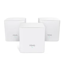 Tenda NOVA MW5G(3-PACK) sistema Wi-Fi Mesh Dual-band (2.4 GHz/5 GHz) 5 (802.11ac) Bianco 2 Interno [nova MW5G(3-pack)]