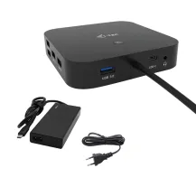 i-tec USB-C HDMI DP Docking Station with Power Delivery 65W + Universal Charger 77 W [C31HDMIDPDOCKPD65]