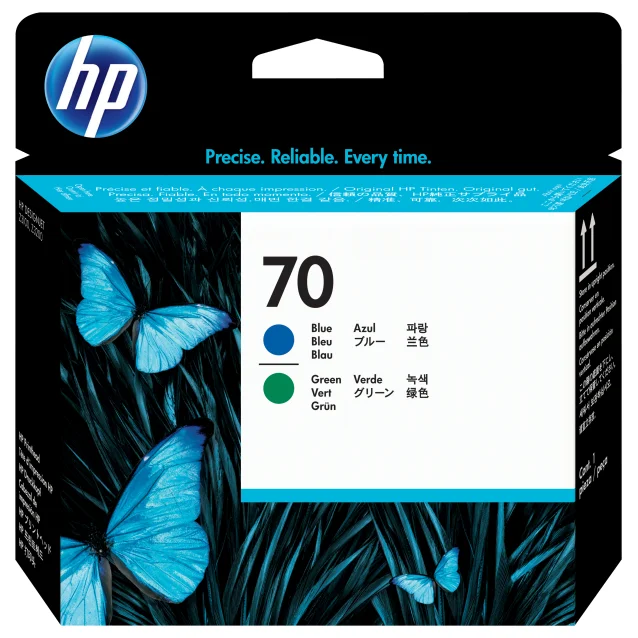 Testina stampante HP di stampa blu e verde DesignJet 70 [C9408A]