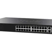 Switch di rete Cisco SF350-24P Gestito L2/L3 Fast Ethernet [10/100] Nero Supporto Power over [PoE] (SF350-24P 24-PORT 10/100 - POE MANAGED SWITCH) [SF350-24P-K9-UK]
