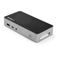 StarTech.com DK30CHHPDUK replicatore di porte e docking station per notebook Cablato USB 3.2 Gen 1 [3.1 1] Type-C Nero, Argento (DUAL HDMI USB-C DOCK W/ 60W PD - 1080P DUAL MONITOR-GBE) [DK30CHHPDUK]