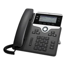 Cisco 7841 telefono IP Nero, Argento 4 linee LCD (Cisco Phone - VoIP phone SIP, SRTP lines refurbished) [CP-7841-K9-RF]