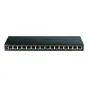 D-Link DGS-1016S switch di rete Non gestito Gigabit Ethernet (10/100/1000) Nero [DGS-1016S]