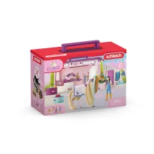 schleich 42587 action figure giocattolo (SCHLEICH Horse Club Sofia's Beauties Pop-Up Boutique Toy Playset, 4 Years and Above, Multi-colour [42587]) [42587]