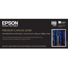 Carta fotografica Epson Premium Canvas Satin, in rotoli da 60, 96cm (24'') x 12, 19m. [C13S041847]