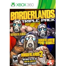 Take-Two Interactive Borderlands Triple Pack, Xbox 360 Standard+DLC English