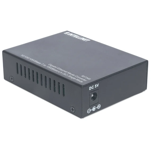 Intellinet 507349 convertitore multimediale di rete 1000 Mbit/s 1310 nm Modalità singola Nero [507349]