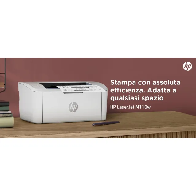 Sfera Ufficio - HP LaserJet M110w Printer, Black and white, Printer for  Small office, Print, Compact Size