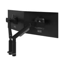 Dataflex 65.213 supporto da tavolo per Tv a schermo piatto 131,6 cm [51.8] Nero Scrivania (Dataflex Viewprime Plus dual monitor arm - black no mount height and depth adjustment [5Years warranty]) [65.213]
