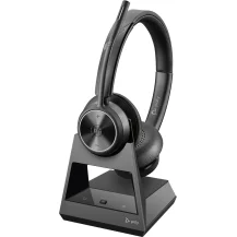 POLY SAVI 7300 Headset Wireless Handheld Office/Call center Black