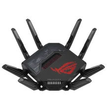 ASUS ROG Rapture GT-BE98 router wireless 10 Gigabit Ethernet Quad-band (2.4 GHz / 5 GHz-1 GHz-2 6 GHz) Nero [90IG08F0-MO9A0V]