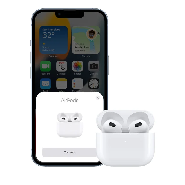 Cuffia con microfono Apple AirPods (terza generazione) custodia di ricarica Lightning [MPNY3ZM/A]