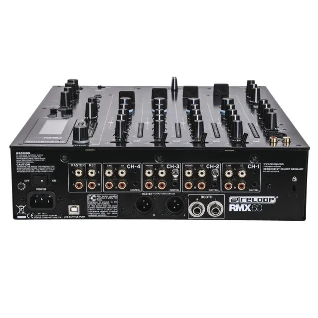 Reloop RMX-60 mixer audio 5 canali 20 - 20000 Hz Nero [RMX-60]