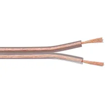 Microconnect AUDSPEAKER7-100 cavo audio 100 m Trasparente (Speaker cable, 100m, - 2x2,5mmÂ², Transparent cable diameter 2 x 2,5 mmÂ² CCA cable: 2x50/0,25 mm, outer: 3,8x8,0 mm . Warranty: 300M) [AUDSPEAKER7-100]