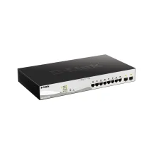D-Link DGS-1210-10MP switch di rete Gestito L2/L3 Gigabit Ethernet [10/100/1000] Supporto Power over [PoE] Nero (10-Port PoE+ Smart Managed Switch including 2 SFP Ports) [DGS-1210-10MP]