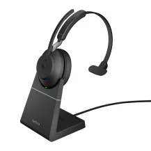 Cuffia con microfono Jabra 26599-899-989 cuffia e auricolare Wireless A Padiglione Ufficio USB tipo Bluetooth Nero [26599-899-989]